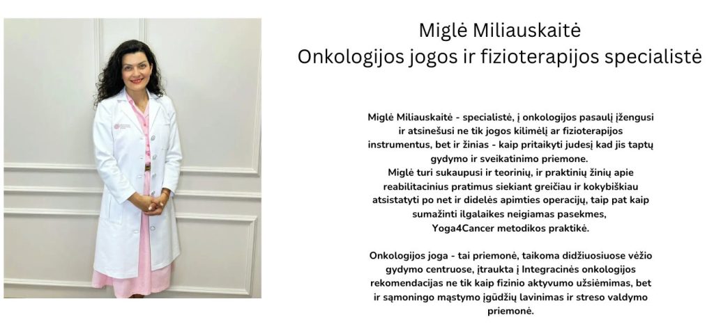 Onkologinė joga - streso valdymo priemonė.